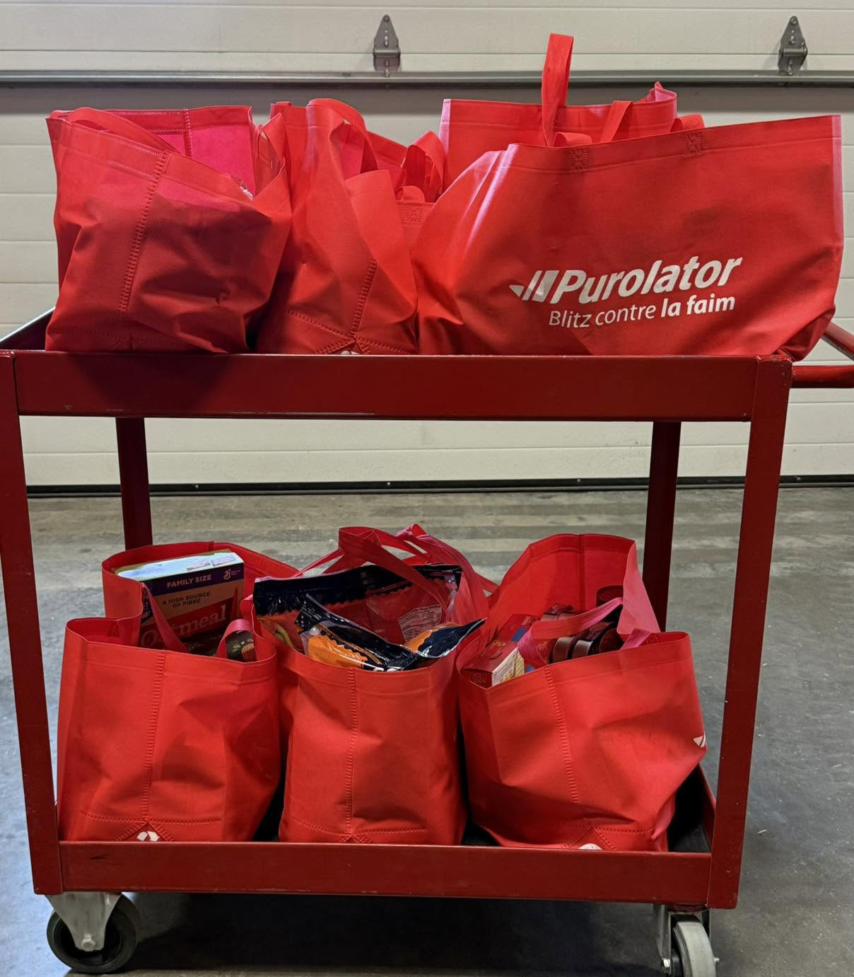CFL Purolator Tackle Hunger Food Donations